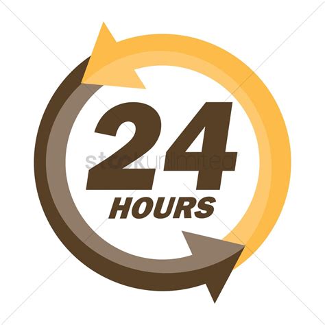 24 Hours Vector At Collection Of 24 Hours Vector Free