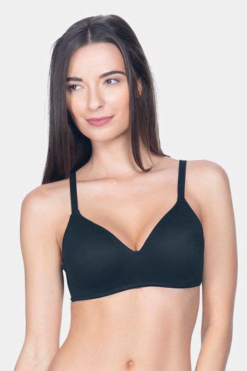 Buy Amante Padded Non Wired Full Coverage T Shirt Bra Black At Rs712 Online Bra Online