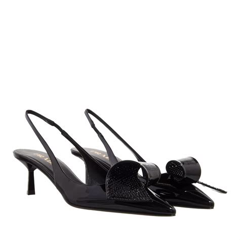 Prada Decollete Pumps Crystal Black Escarpin