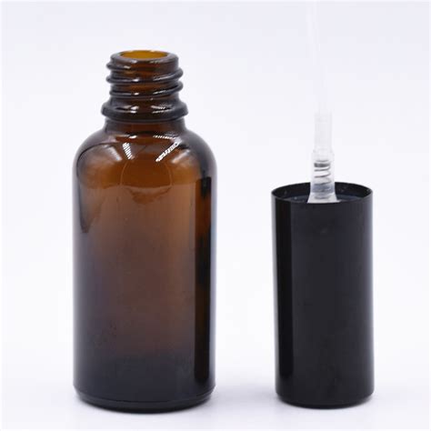 High End 30 Ml Black Frosted Essential Oil Bottle Glass Essential Oil Bottle High Quality Empty