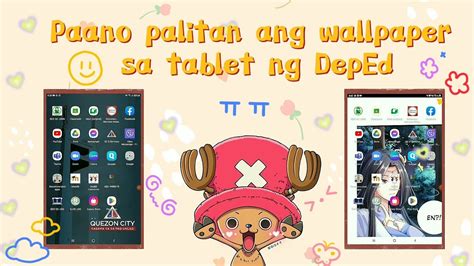 How To Change Wallpaperhomescreen On Deped Tablet Yumeko Jabami Youtube