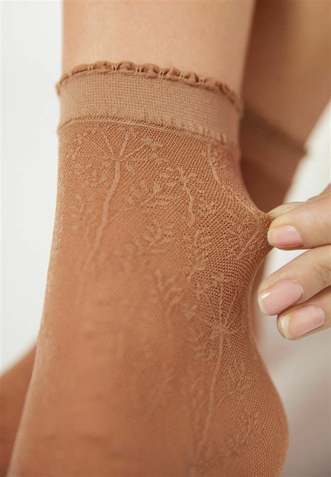 Calzedonia Socken Hautfarben Nude Flowers Nude Zalando Ch