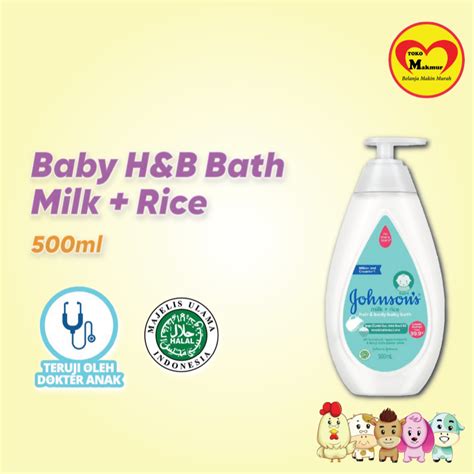 Jual Johnsons Baby Bath Milk Rice Top Toe Toe Cotton Touch Ml