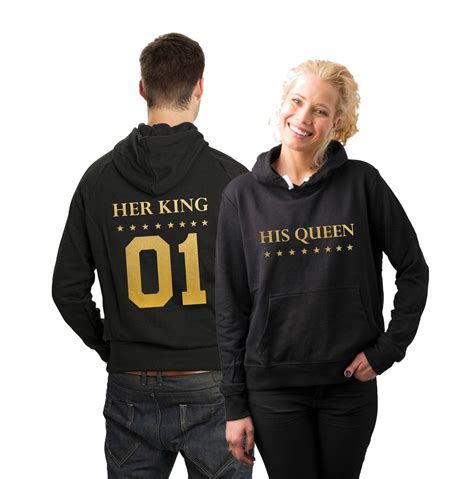 King And Queen Sweatshirts King 01 Queen 01 Sweatshirts Etsy