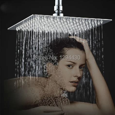 Stainless Steel 8 Inches 20 Cm Square Bathroom Rainfall Shower Head