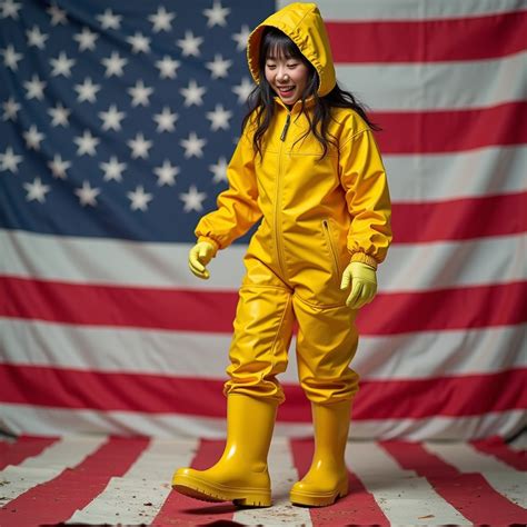 Stereotypical Chinese Woman In Rubber Gear Stable Diffusion Online