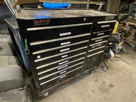 Large Craftsman 14 Drawer Tool Box Ball Bearing Auctions Asap