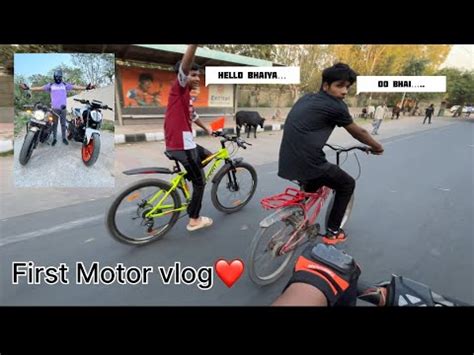 My First Moto Vlog Or Kya Reaction Tha Bacho Kaa Bhai Youtube