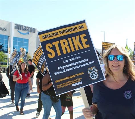 Teamsters Picket Bay Area Warehouse in Expanding Amazon Strike ...