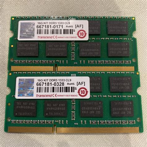 Yahooオークション Transcend Ddr3 1600 Pc3 12800 8gbx216gb