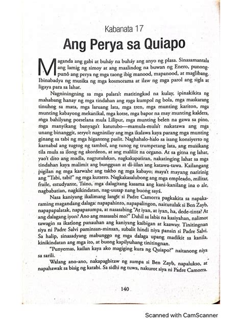 Kabanata 17 Ang Perya Sa Quiapo Pdf