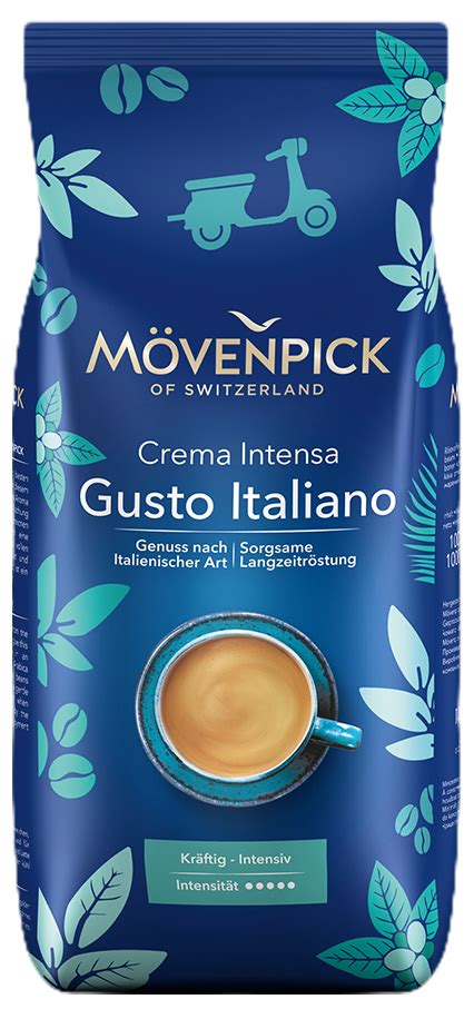 M Venpick Crema Intenso Gusto Italiano Coffee Beans X Kilo Five