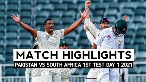 Pakistan Vs South Africa 1st Test Match Day 1 Highlights 2021 Pak Vs