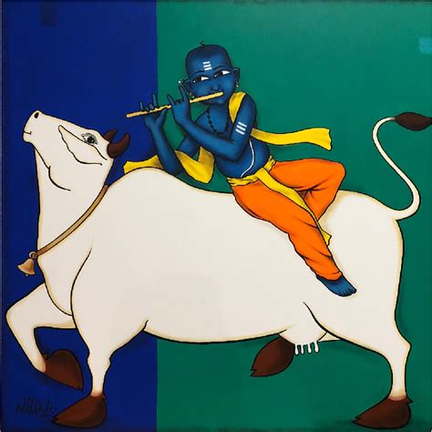 Gurukul Boy Playing Flute Vedic Fine Art