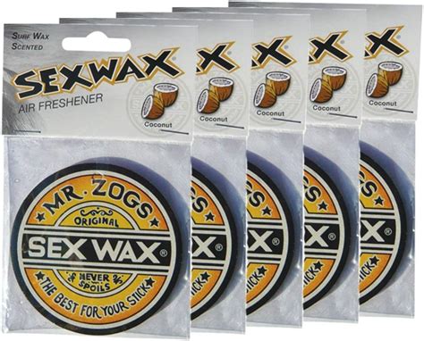 Amazon Sex Wax Air Freshener Coconut 5 Pack Plus Hand Sanitizer