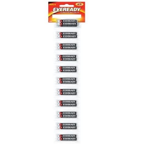 PILAS EVEREADY AA TIRA CON 24 PIEZAS 2321 Comercial Treviño