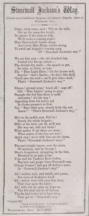 Thomas J Stonewall Jackson 18241863 Encyclopedia Virginia