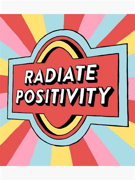 Radiate Positivity Sticker For Sale By Tashavictoria Redbubble