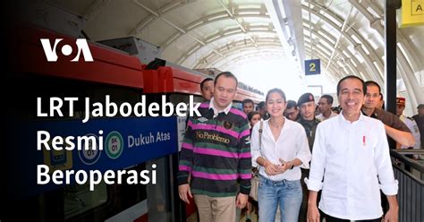 LRT Jabodebek Resmi Beroperasi