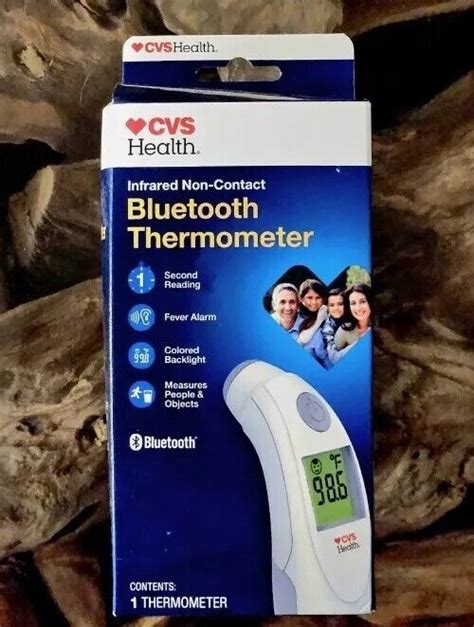 Cvs Health Infrared Non Contact Bluetooth Thermometer Bluetooth Fever