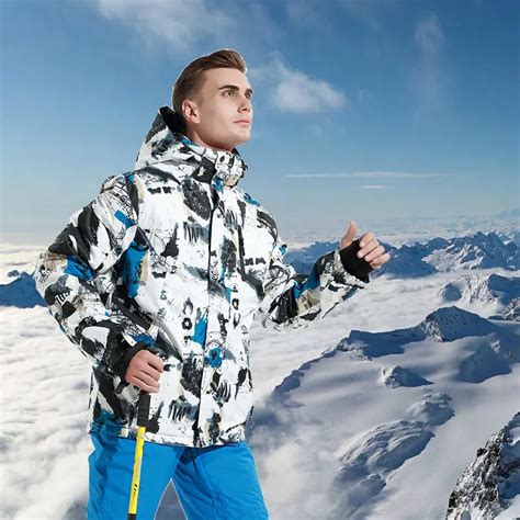 Su Ge Irmez Snowboard Adam Kayak Mont Da Spor Erkekler Kar Ceket S Cak