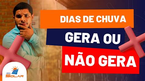 Dia De Chuva Gera Ou N O Gera Youtube