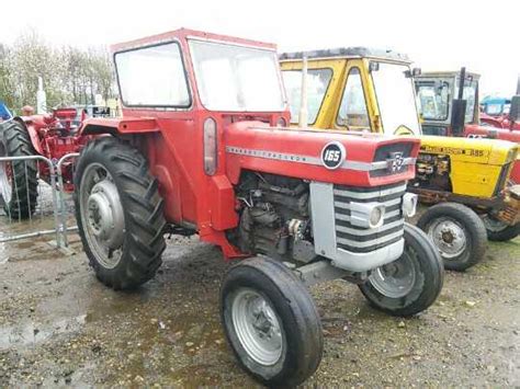 C1970 Massey Ferguson 165 4cylinder Diesel Tractor Fitted With A Duncan Cab And Reported To Be A