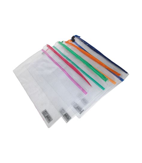 Folder with colorful zipper - Transparent - A4 - Stationery | Office ...