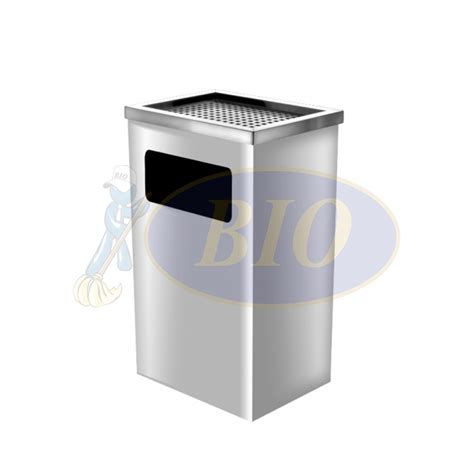 Ss111 At Stainless Steel Bin Rectangular Cw Ashtray Top