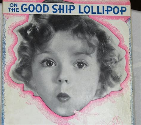 Items similar to Shirley Temple good ship lollipop sheet music 1930s ...