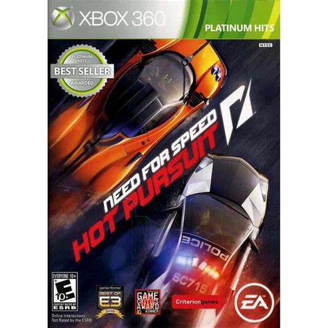 Need For Speed Hot Pursuit Platinum Hits Edition Xbox 360 Game