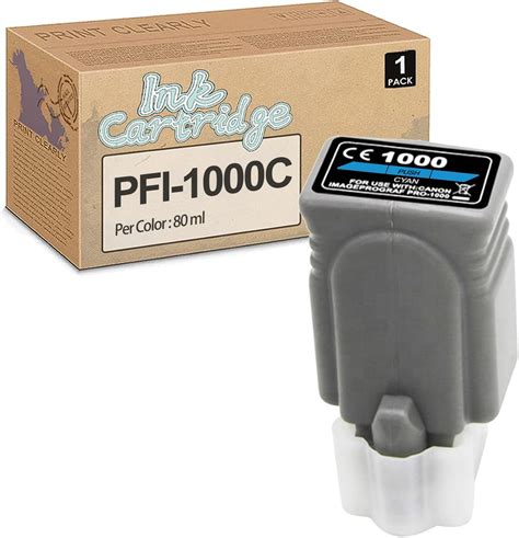 Compatible For Canon Pfi 1000 Ink Cartridges Replacement For Canon Pfi