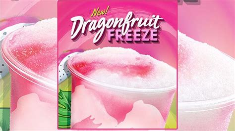 Taco Bell Pours New Dragonfruit Freeze Frozen Beverage Dragon Fruit