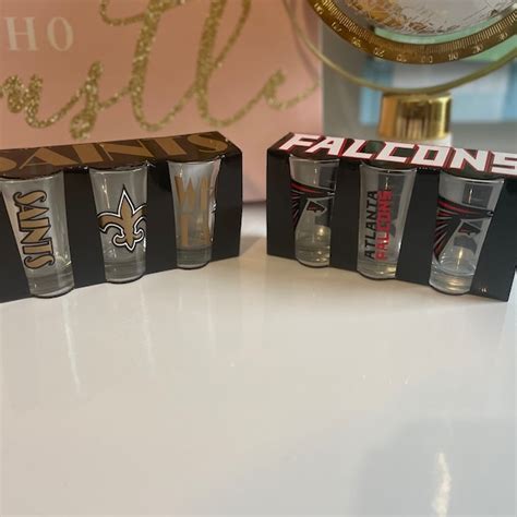 Football Team Shot Glasses Etsy