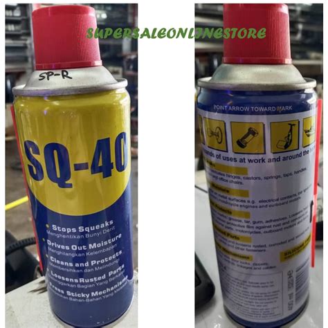 SQ40 Multi Use Product Anti Rust Multi Purpose Lubricant Spray SQ 4D