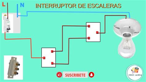 Instalaciones Interruptor de escaleras Práctica 1 YouTube