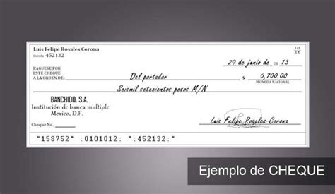 Tipos De Cheques Cu Les Son Y Que Caracter Sticas Tienen