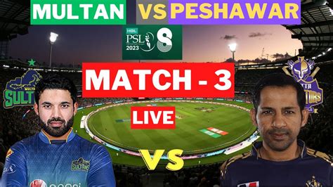 Live Multan Sultan Vs Quetta Gladiators Rd Match Live Cricket