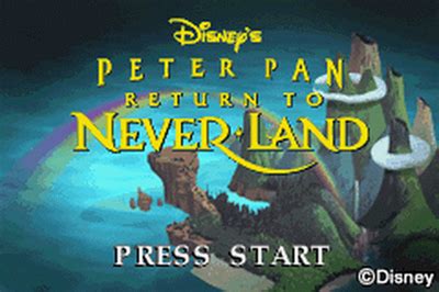 Disney Games Lilo Stitch Peter Pan Return To Neverland Images