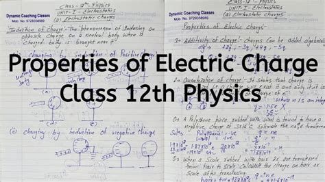 Properties Of Electric Charge Chapter Electric Charges And Fields