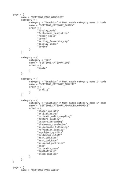 settings layout  computing graphical user interfaces