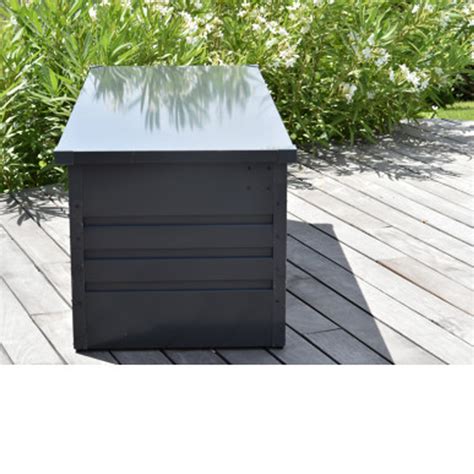 GIVEX Boutique En Ligne Coffre De Jardin STUFF Gris Anthracite 350L