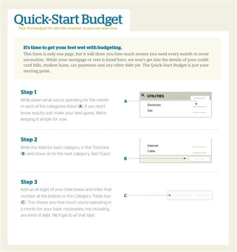 Monthly Budget Template | Free Word Templates