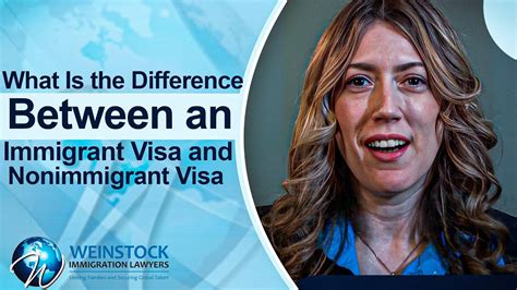 What Is The Difference Between An Immigrant Visa And Nonimmigrant Visa Youtube