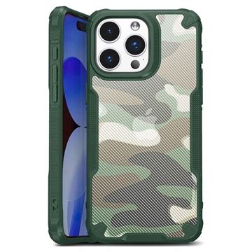 Capa H Brida Antichoques Para Iphone Pro Max Camuflagem Verde