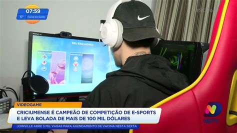 Criciumense é campeão de competição de E Sports e leva bolada de mais