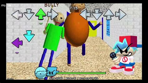 FNF Dave And Bambi Golden Apple Algebra But With Baldi Textures