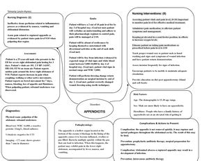 Pns Concept Map Goals Stg And Ltg For Each Nursing