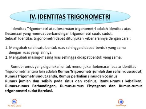 Detail Contoh Identitas Trigonometri Koleksi Nomer