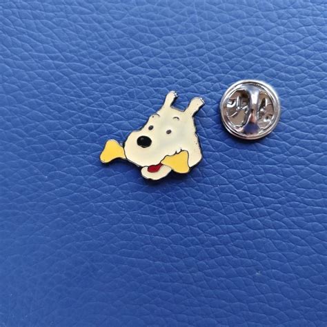 Tintin Snowy Pin Vintage Adventures Of Tintin Herge Corner Coinderoux